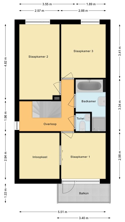 mediumsize floorplan